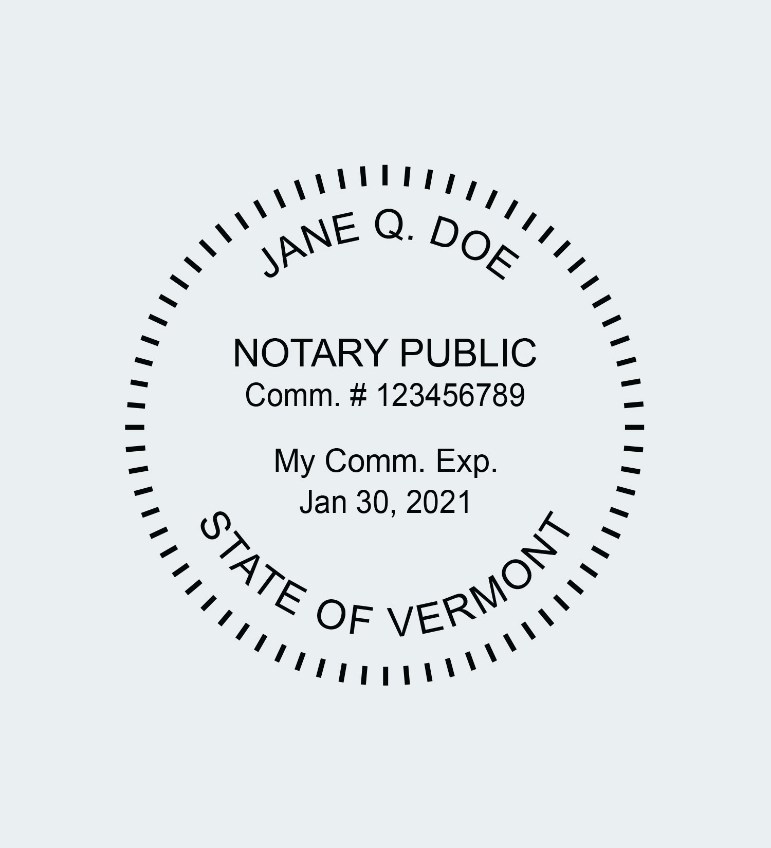 Vermont Notary Seals NNA